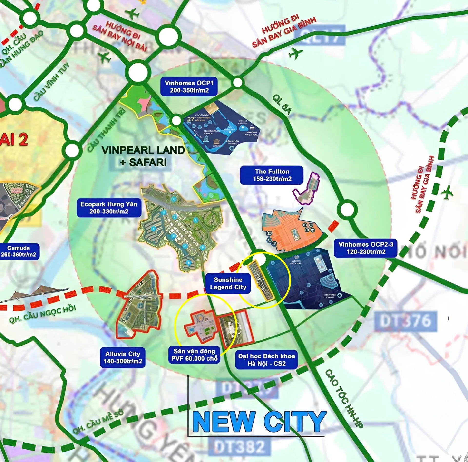 Vị trí Đại học Bách Khoa CS2 và sân vận động PVF 60.000 chỗ ngồi, gần ngay cạnh dự án Sunshine Legend City Vị trí Đại học Bách Khoa CS2 và sân vận động PVF 60.000 chỗ ngồi, gần ngay cạnh dự án Sunshine Legend City