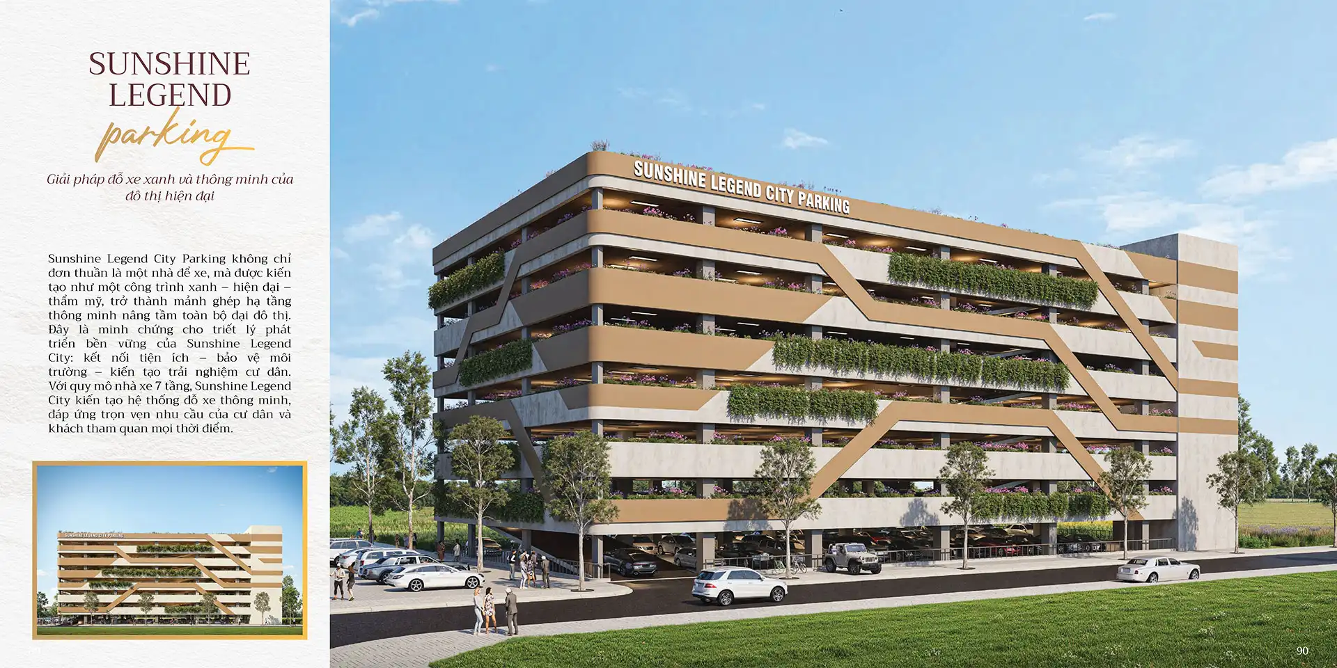 Với quy mô nhà xe 7 tầng, Sunshine Legend City kiến tạo hệ thống đỗ xe thông minh, đáp ứng trọn vẹn nhu cầu của cư dân và khách tham quan mọi thời điểm. Sunshine Legend City Parking được kiến tạo như một công trình xanh – hiện đại – thẩm mỹ, trở thành mảnh ghép hạ tầng thông minh nâng tầm toàn bộ đại đô thị. Đây là minh chứng cho triết lý phát triển bền vững của Sunshine Legend City: kết nối tiện ích – bảo vệ môi trường – kiến tạo trải nghiệm cư dân. Với quy mô nhà xe 7 tầng, Sunshine Legend City kiến tạo hệ thống đỗ xe thông minh, đáp ứng trọn vẹn nhu cầu của cư dân và khách tham quan mọi thời điểm.