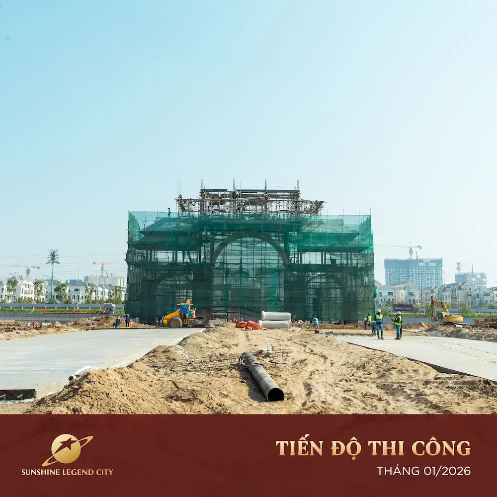 Cổng chính của dự án Sunshine Legend City Cổng chính của dự án Sunshine Legend City
