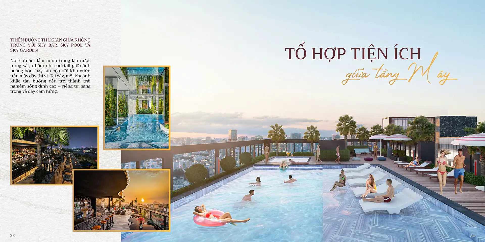 Sunshine Legend City 13 Thiên đường thư giãn giữa không trung với Sky Bar, Sky Pool và Sky Garden – nơi cư dân tận hưởng trọn vẹn sự riêng tư, sang trọng và cảm hứng.