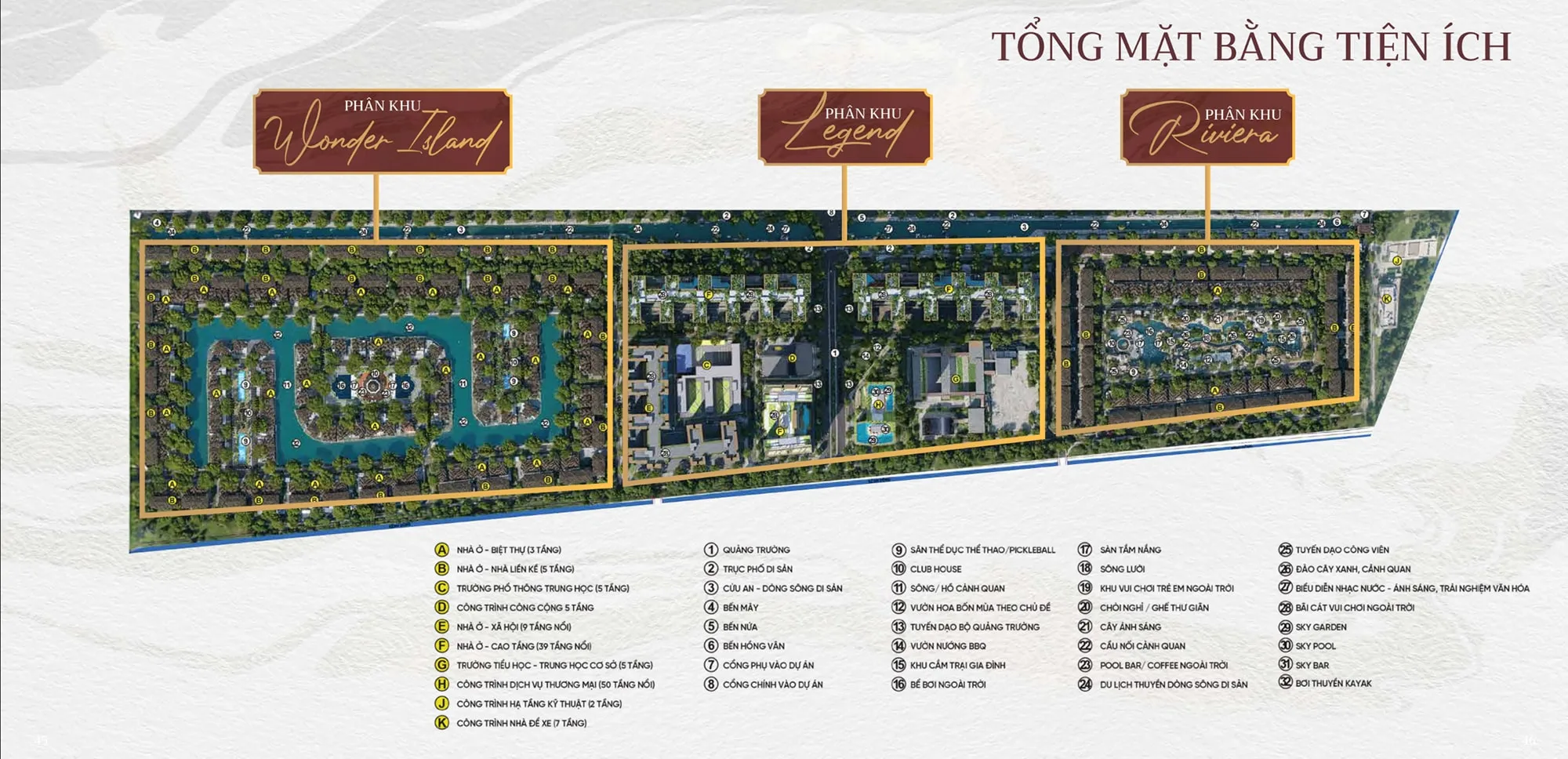 Tổng mặt bằng tiện ích dự án Sunshine Legend City với hệ sinh thái sống trọn vẹn với quảng trường, hồ cảnh quan, khu vui chơi, sky garden, hồ bơi vô cực và hàng loạt tiện ích đẳng cấp quốc tế Tổng mặt bằng tiện ích dự án Sunshine Legend City với hệ sinh thái sống trọn vẹn với quảng trường, hồ cảnh quan, khu vui chơi, sky garden, hồ bơi vô cực và hàng loạt tiện ích đẳng cấp quốc tế